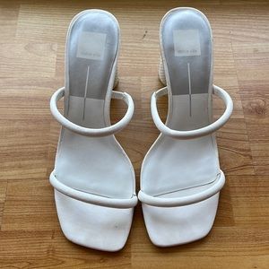 Dolce vita white “Noles” heels size 10